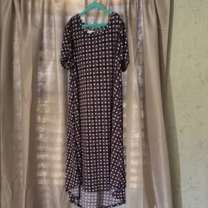 Stylish red, white and blue with stars LuLaRoe dress